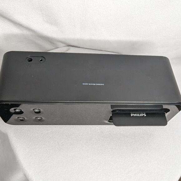 Philips AD345/37 Speaker Dock for Ipod Iphone Black Used Excellent - Picture 4 of 6